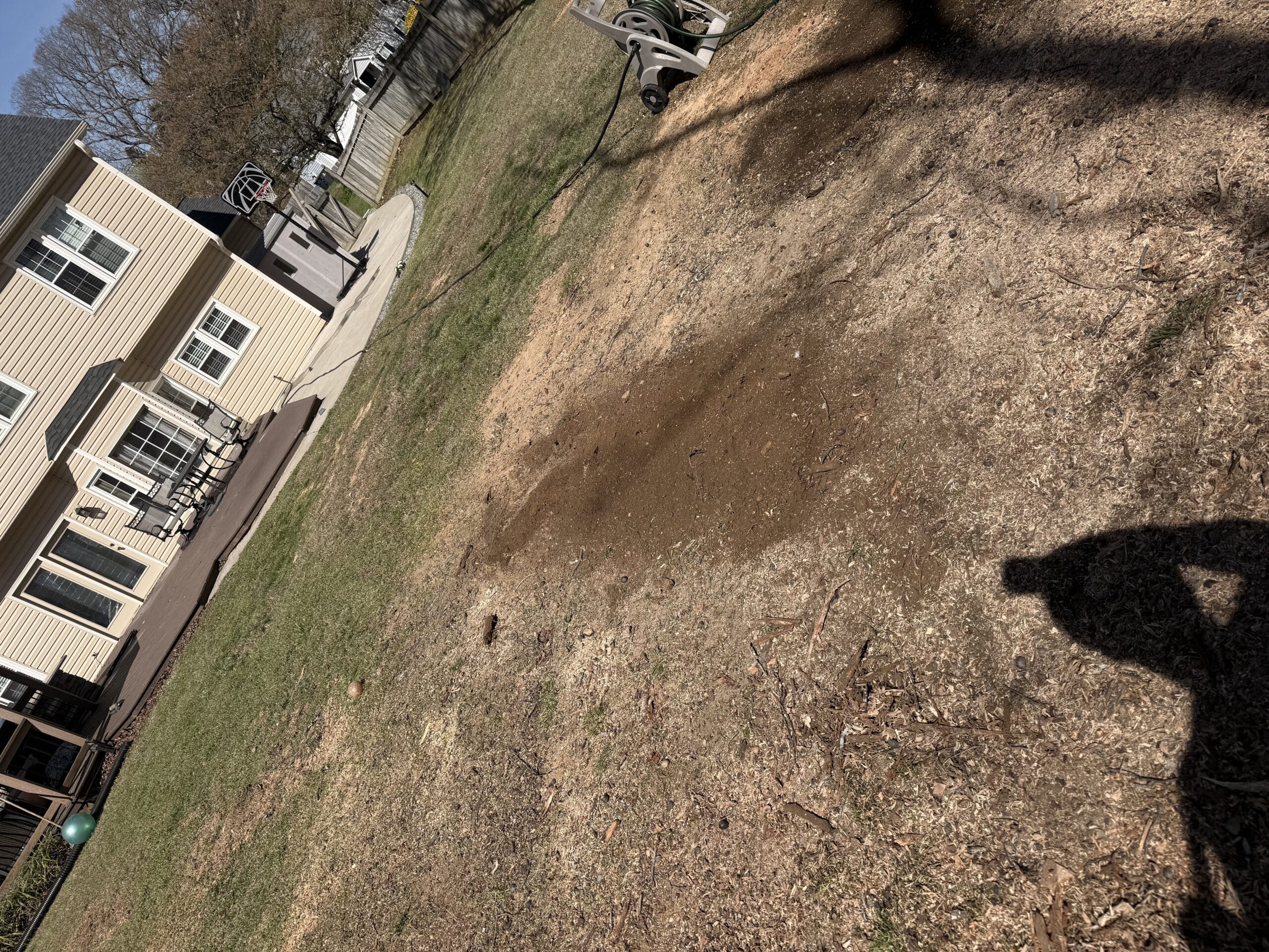 Cleared site ready for building, Winston-Salem